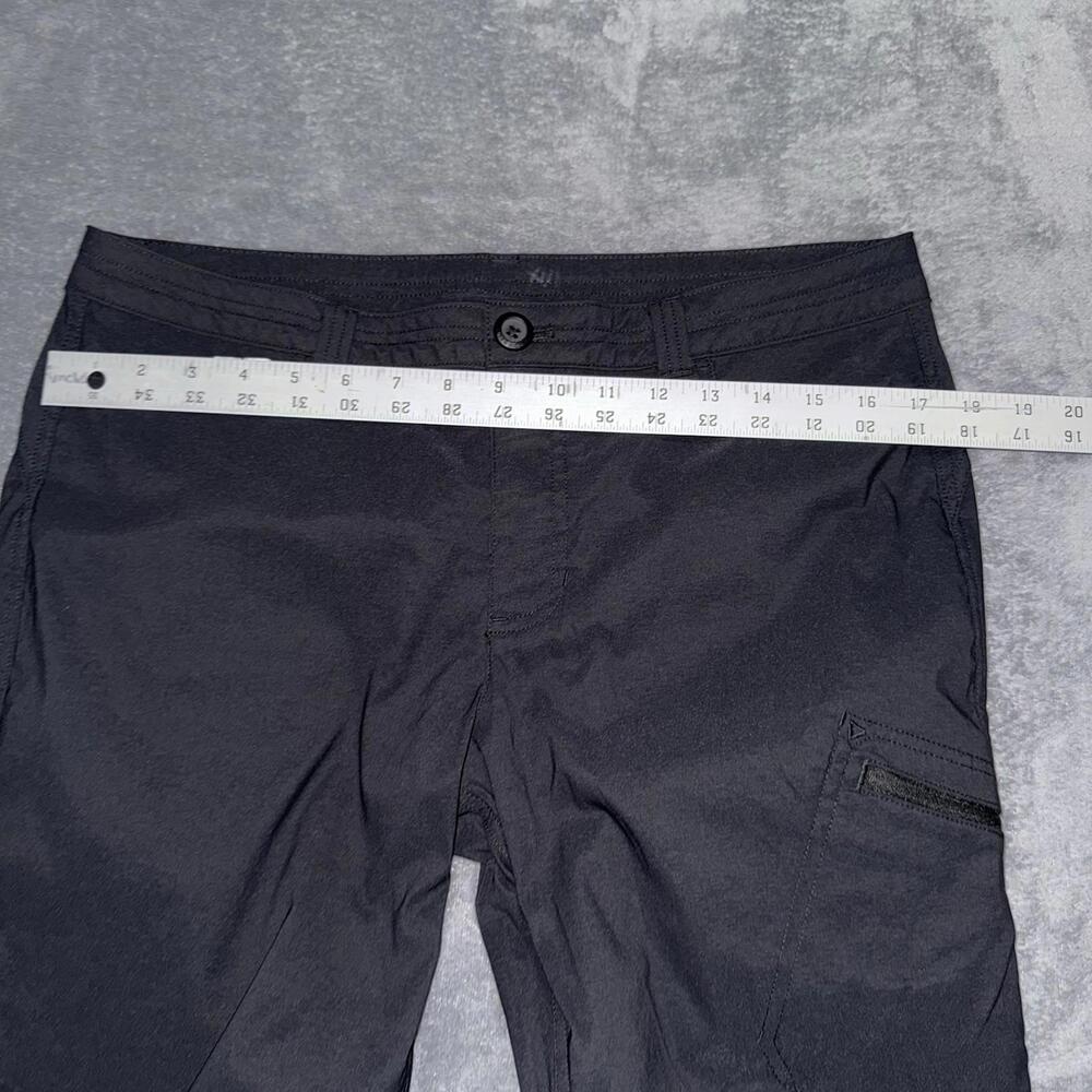 Eddie Bauer Pants Women 12 Black Capri Cargo Casual Hiking Outdoors Casual Basic - Picture 8 of 8